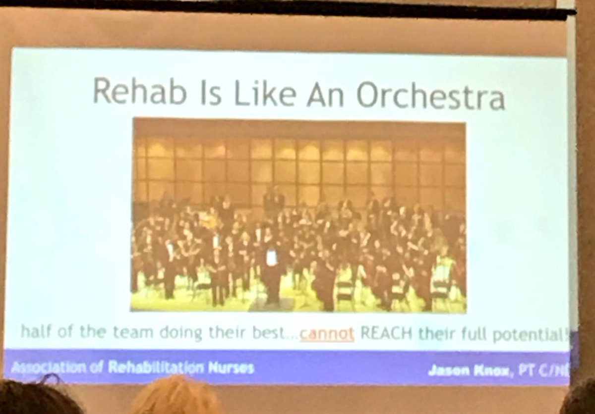 encompasshlth's tweet photo. Our nursing leaders learned great techniques from Jason Knox at @AssocRehabNurse #REACH2017 on the how to boost teamwork. https://t.co/buZRSg9n3H