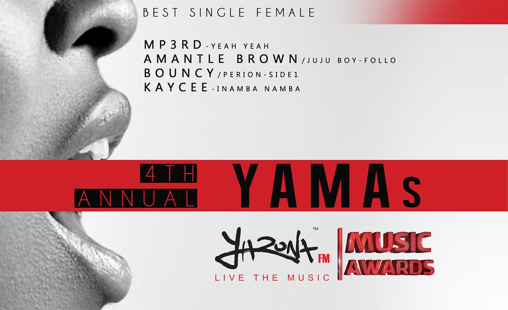 yaronafm's tweet photo. #YAMAs NOMINEES Best Single Female https://t.co/U9xx0EXqOh