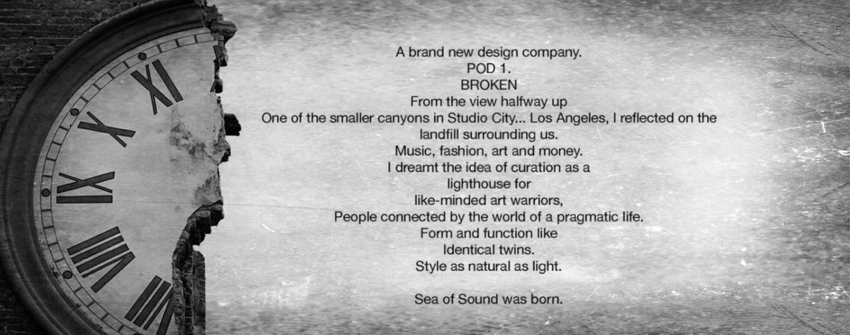 bushfandom's tweet photo. From the view half way up
One of the smaller canyons in Studio City…Los Angeles, I reflected on the landfill surrounding us. Music, fashion, art &amp; money
I Dreamt The Idea Of Curation As A Lighthouse For Like-minded Art Warriors People Connected By A Pragmatic Life… #SeaOfSound https://t.co/6wwVKU6Jvh