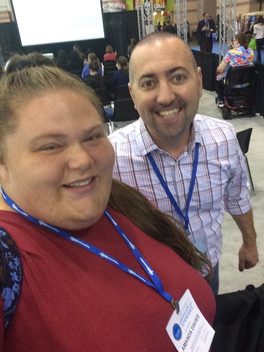 So nice seeing <a href="/rkiker/">Rich Kiker</a> at the <a href="/NJEA/">NJEA</a> convention today! #MrGoogle #RiderConnections #TECH
