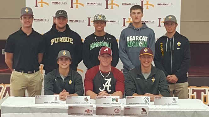 IHCCBaseball's tweet photo. Congrats to all of our sophomore signees today. https://t.co/G6pDDRBfKp