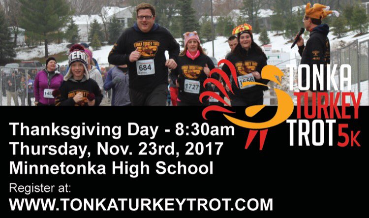 Reminder to sign up for the Tonka Turkey Trot on Thanksgiving Day! You also get a Love Your Melon Hat when you register to run! ❤️🦃