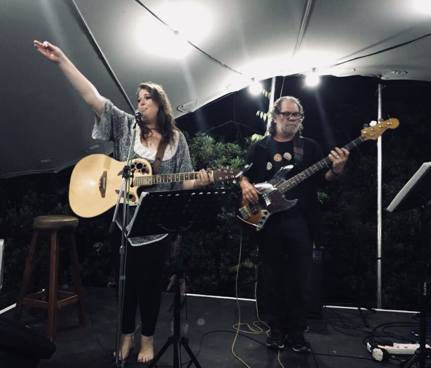 BeaCMusic's tweet photo. Rocking in the rain!

Thanks to @ISPGroup for great sound and setup. Special thanks to Finn for jumping in when our drumkit died 😉#greatjam #thunderstruck #lovetherainydays
#BeaCrawford #vocalsandguitar #JohnRichards #bassist #bandlife #fortheloveofmusic https://t.co/sMgov3uywX