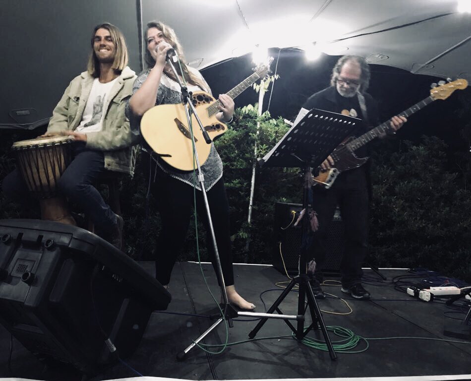 BeaCMusic's tweet photo. Rocking in the rain!

Thanks to @ISPGroup for great sound and setup. Special thanks to Finn for jumping in when our drumkit died 😉#greatjam #thunderstruck #lovetherainydays
#BeaCrawford #vocalsandguitar #JohnRichards #bassist #bandlife #fortheloveofmusic https://t.co/sMgov3uywX