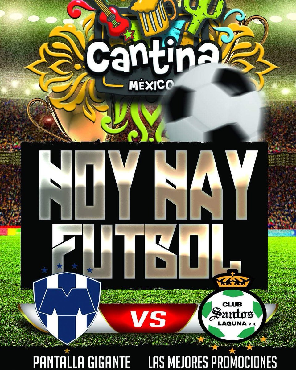 CantinaMexicoOf's tweet photo. Mty VS Santos 9pm 
Estamos listos !! 
Reserva 49956183
#futbol #diversion #cantineando https://t.co/UgWdyrm4fO