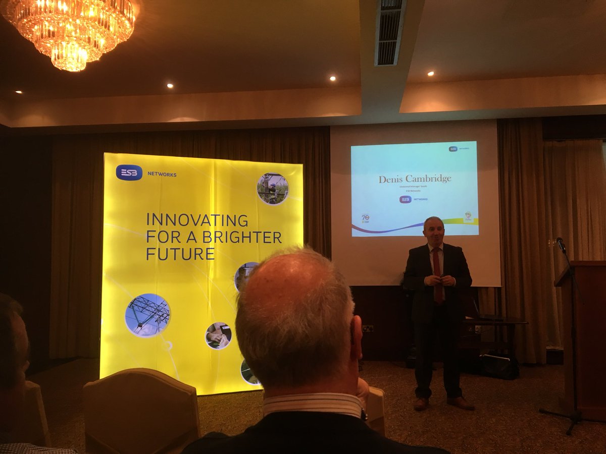 carlowchamber's tweet photo. Innovating for a brighter future with Denis Cambridge from @ESBNetworks https://t.co/4E57xfo6gc