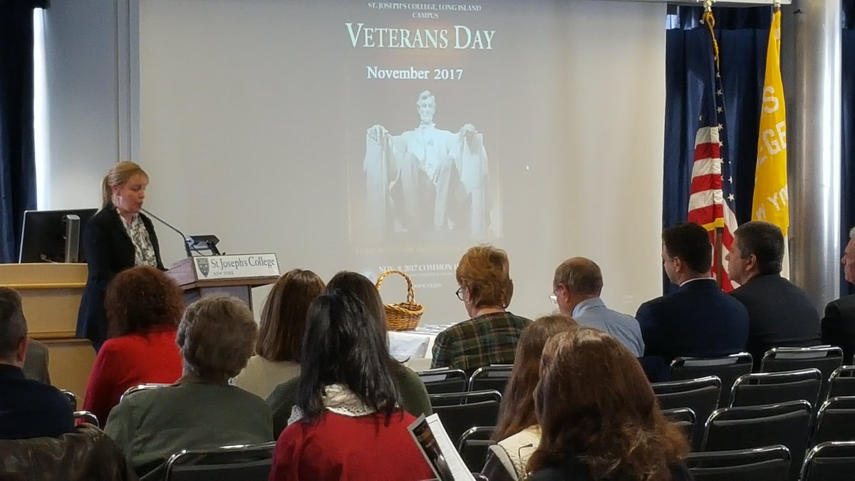 stjoesny's tweet photo. We are underway at SJC Long Island's annual #VeteransDay celebration. 🇺🇸 https://t.co/QvQmZCQjoZ