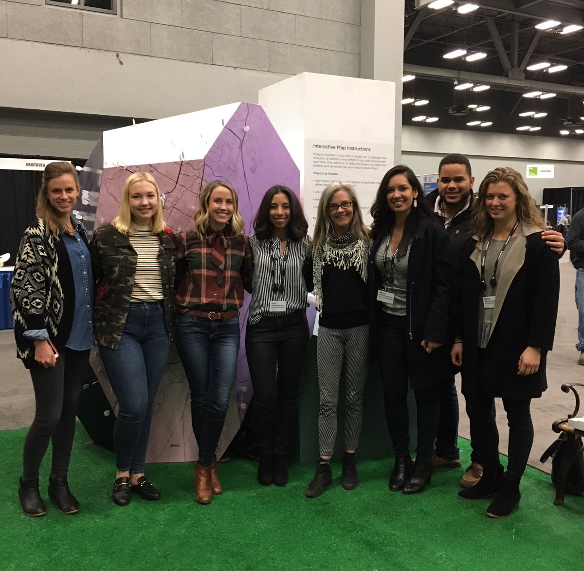 dunnamtita's tweet photo. @AIAAustin architects at #shapetheconversation #womenshapingaustin interactive map @TXArchitects #2017convention. Visit the hall! https://t.co/VsJHo29cHk