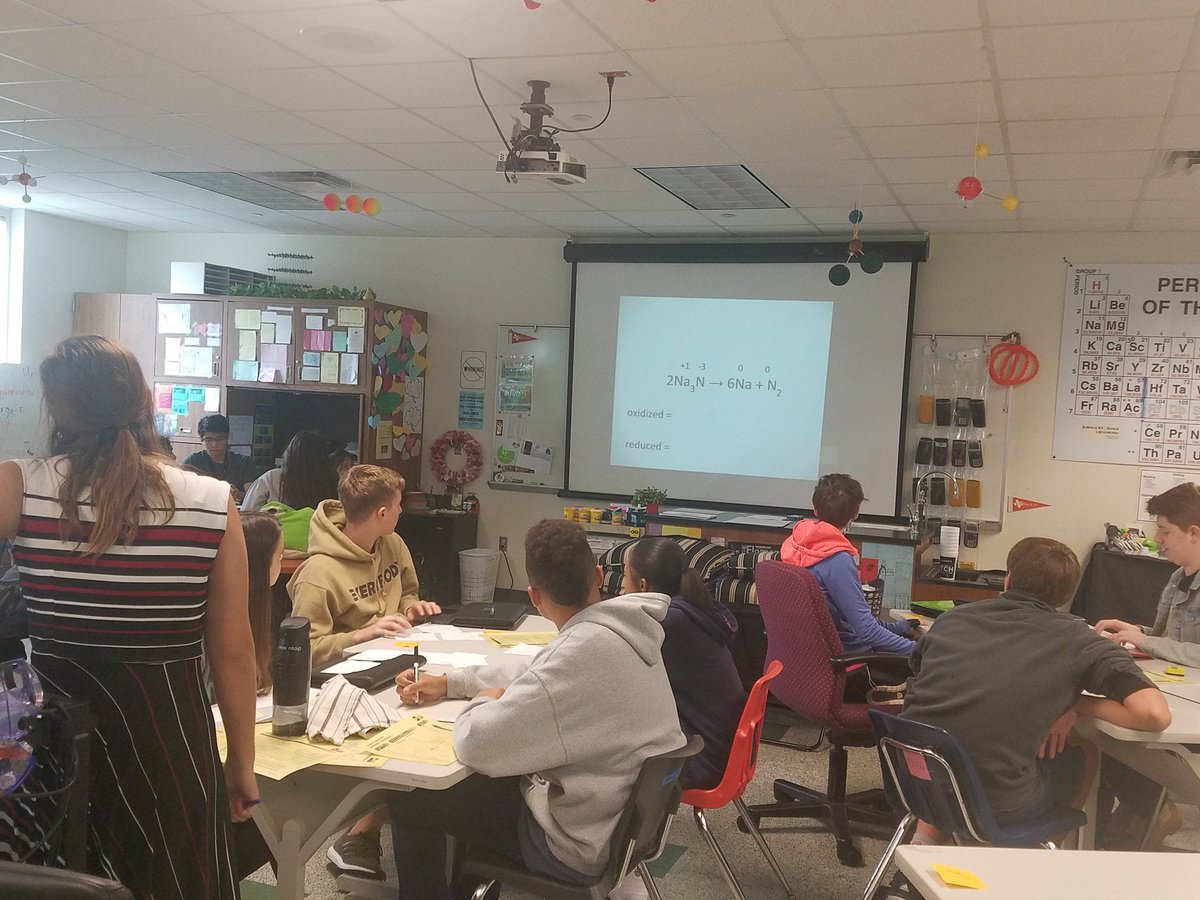 KendallPerryBHS's tweet photo. @msbchemistry utilizing @lead4ward  for reaction reviews. @BerknerHS https://t.co/IIOVrdqIda