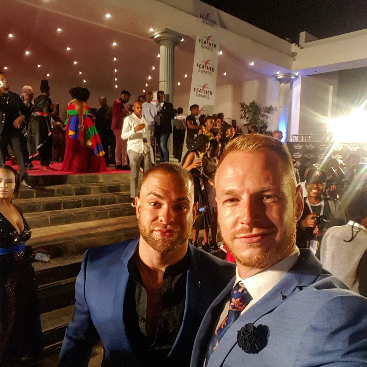 Anthony_Seger's tweet photo. @FeathersSA So excited to be representing @jozicats at tonight's fabulous affair! #FeatherAwards2017 #Feathers2017 #featherawards #PromoteInclusivity #RespectDiversity #EqualityForAll https://t.co/0bNV08OzGF