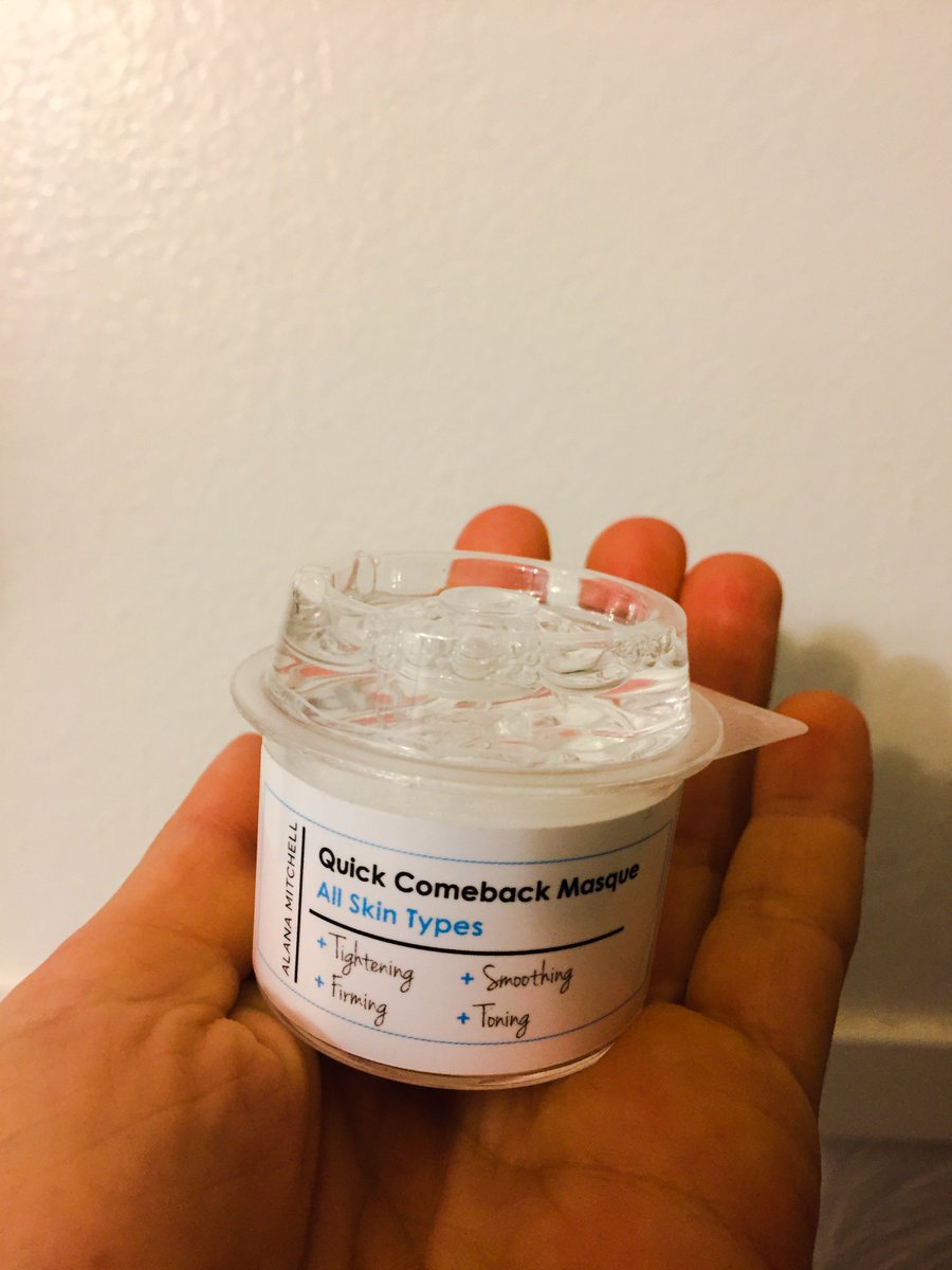 MuzhMasha's tweet image. Quick Comeback Mask by Alana Mitchell is my favorite instant mask. It refreshes my skin and makes it glow Use code MASK2525 to get 25% off. The code is valid till 12/31/17.  amazon.com/gp/product/B01… …   #alanamitchell #quickcomebackmask #quickrefresh #facemask #naturalingredients