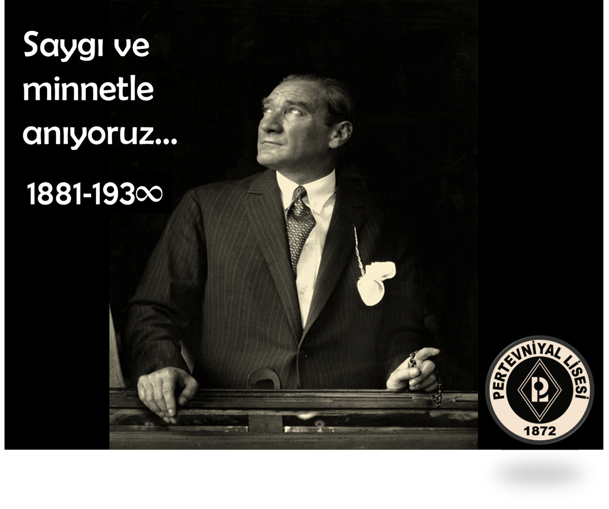pertevniyal's tweet photo. Cumhuriyetimizin kurucusu Ulu Önder Mustafa Kemal Atatürk'ü ölümünün yıl dönümünde rahmet ve minnetle anıyoruz..#10Kasim #10Kasım1938 https://t.co/LDLaZEIbDQ
