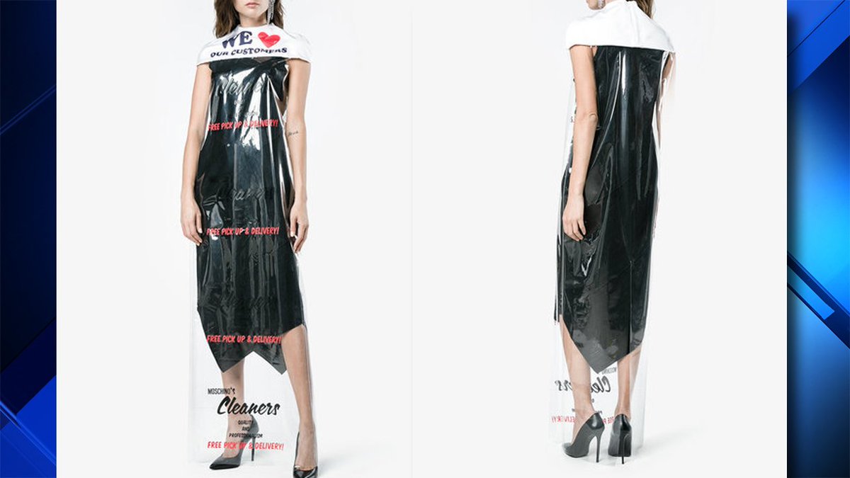 Dress that looks like dry cleaning plastic wrap retails for $900 bit.ly/2yLqTlw?utm_so… https://t.co/G4xCMEMskM