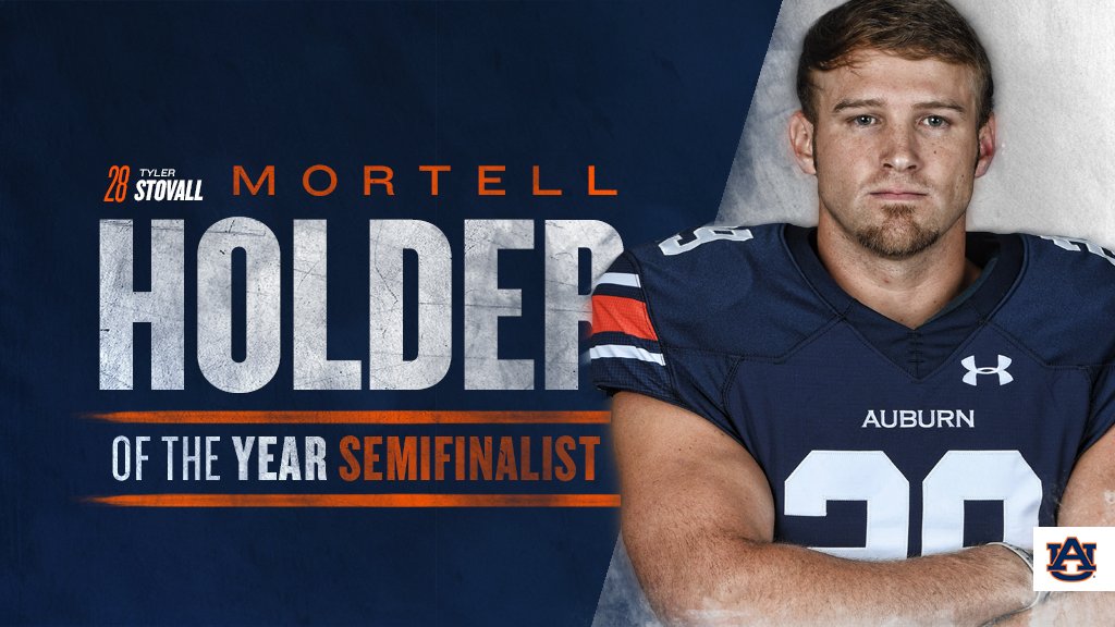 Congratulations to Tyler Stovall on being recognized as a <a href="/MortellAward/">HOTY</a> Holder of the Year Semifinalist.

#WarEagle