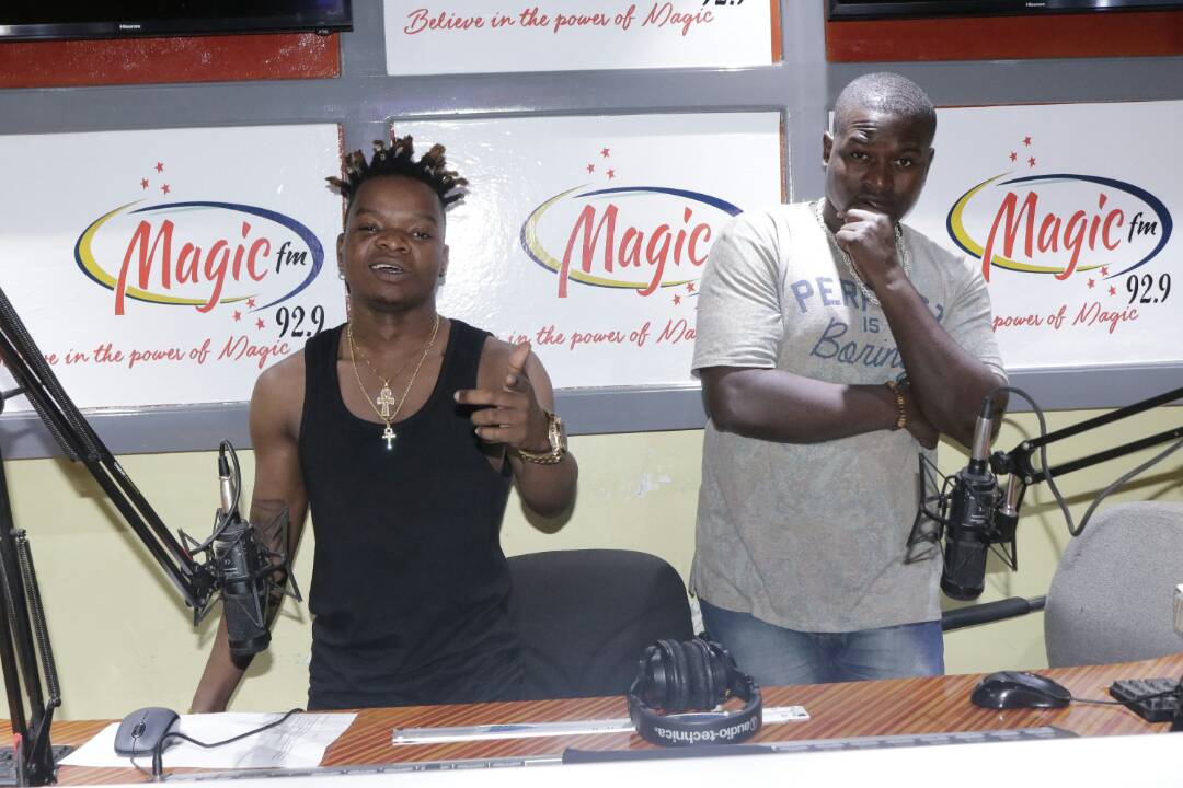Enockbella11's tweet photo. Live on #KWETUFLAVA na mwanangu @djtass kwenye utambulisho wa #SAUDA show lakibabe now https://t.co/mHV2sLf24e