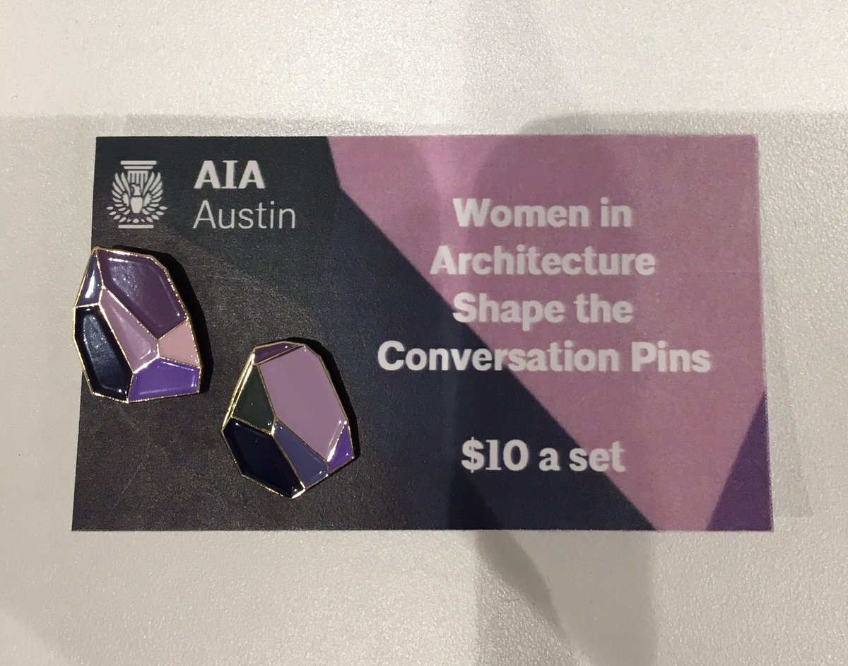 dunnamtita's tweet photo. Stop by the welcome to Austin table and pick up your @AIAAustin #shapetheconversation pins to wear during the @TXArchitects #2017convention https://t.co/UTIgmvNIiR