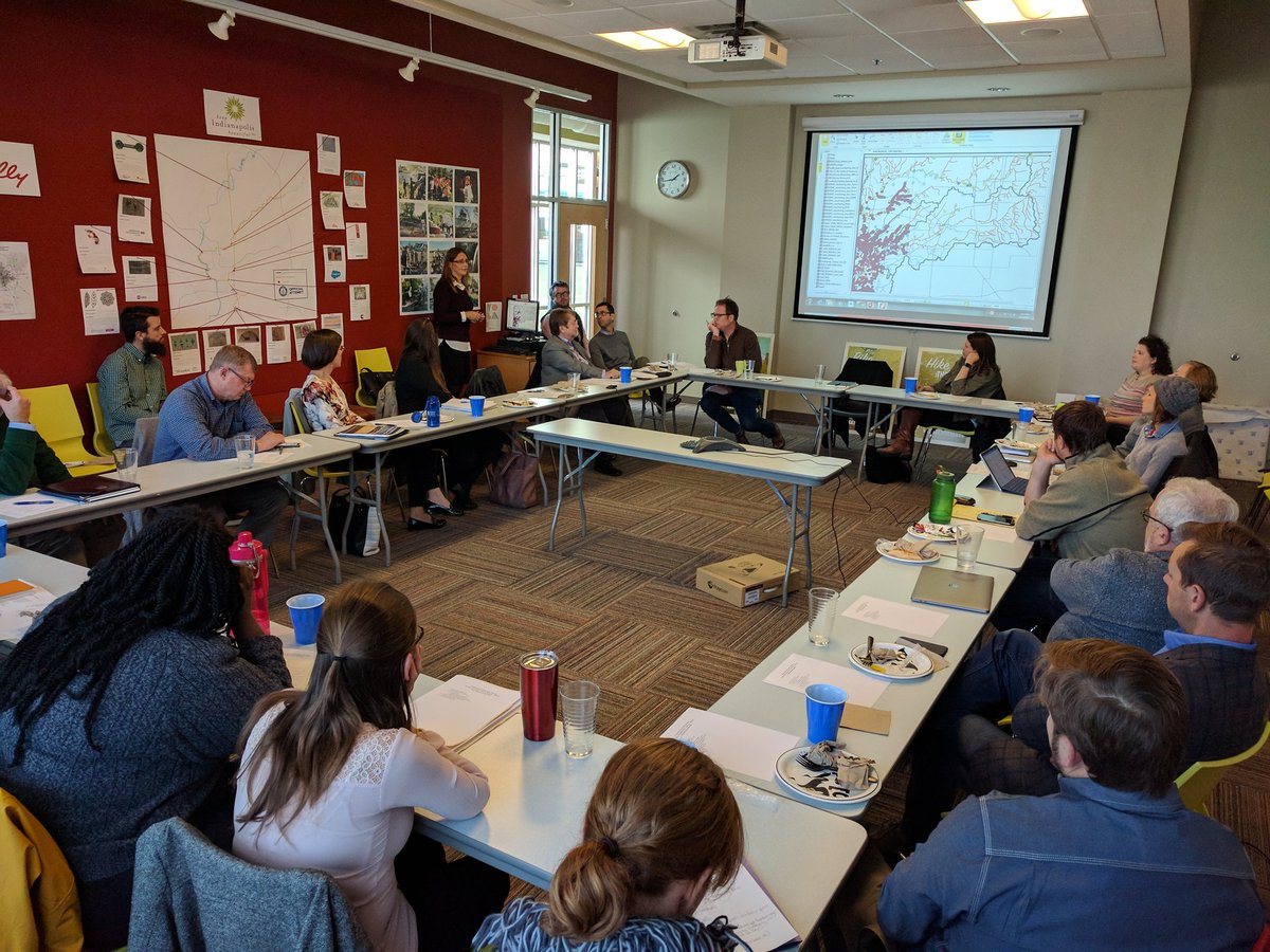 Partners for White River. #greatmtg <a href="/kibiorg/">KeepIndianapolisBeautiful</a> <a href="/daVinciPursuit/">daVinciPursuit</a> <a href="/ourwaterways/">Reconnecting to Our Waterways</a> <a href="/Nature_Indiana/">TNC in Indiana</a> <a href="/FoWhiteRiver/">White River Friends</a> <a href="/WhiteRiverAlli/">White River Alliance</a>