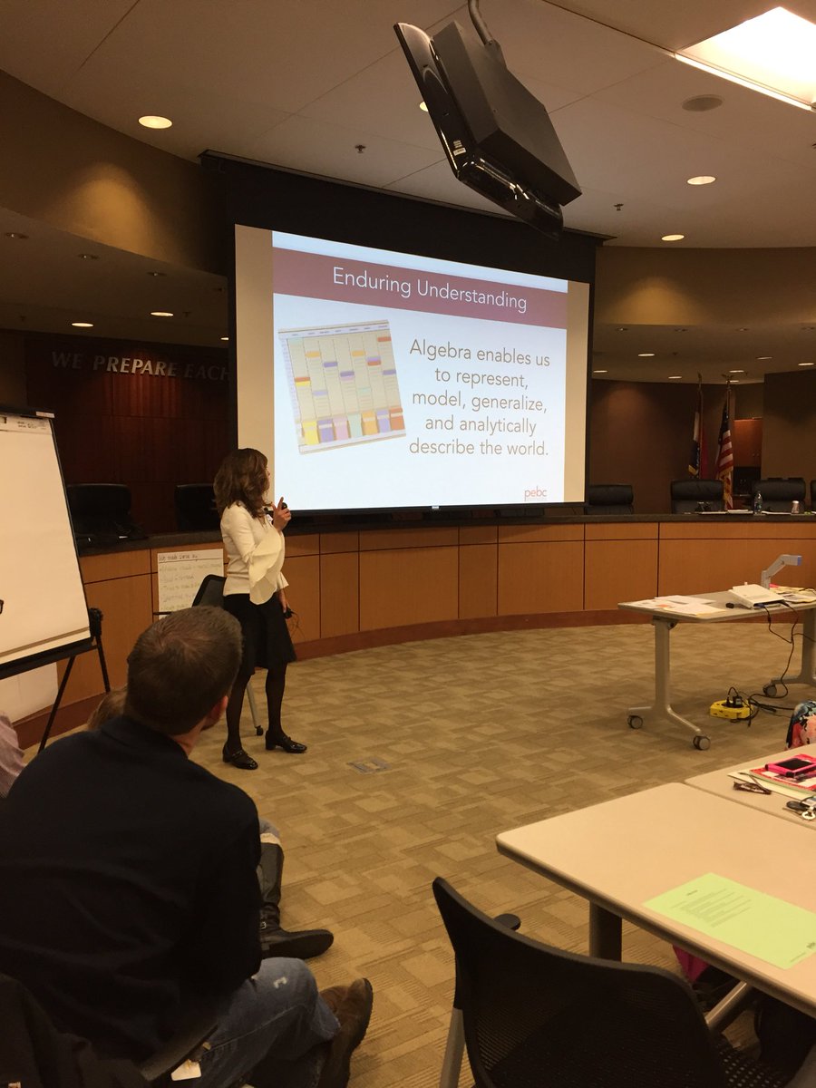 jdkubiak's tweet photo. #r7proud Ts learning about #r7mathworkshop with @MokerKQ and @KristieKrier from @PEBCorg. Doing some heavy deep thinking!! #Mathiscool https://t.co/kMjMIdYtLK