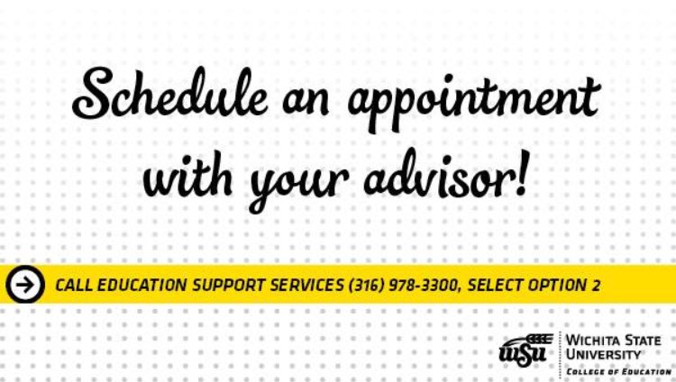 WichitaStateCED's tweet photo. Have you scheduled an appointment with your advisor? Call today! https://t.co/QBJPgc6MJa
