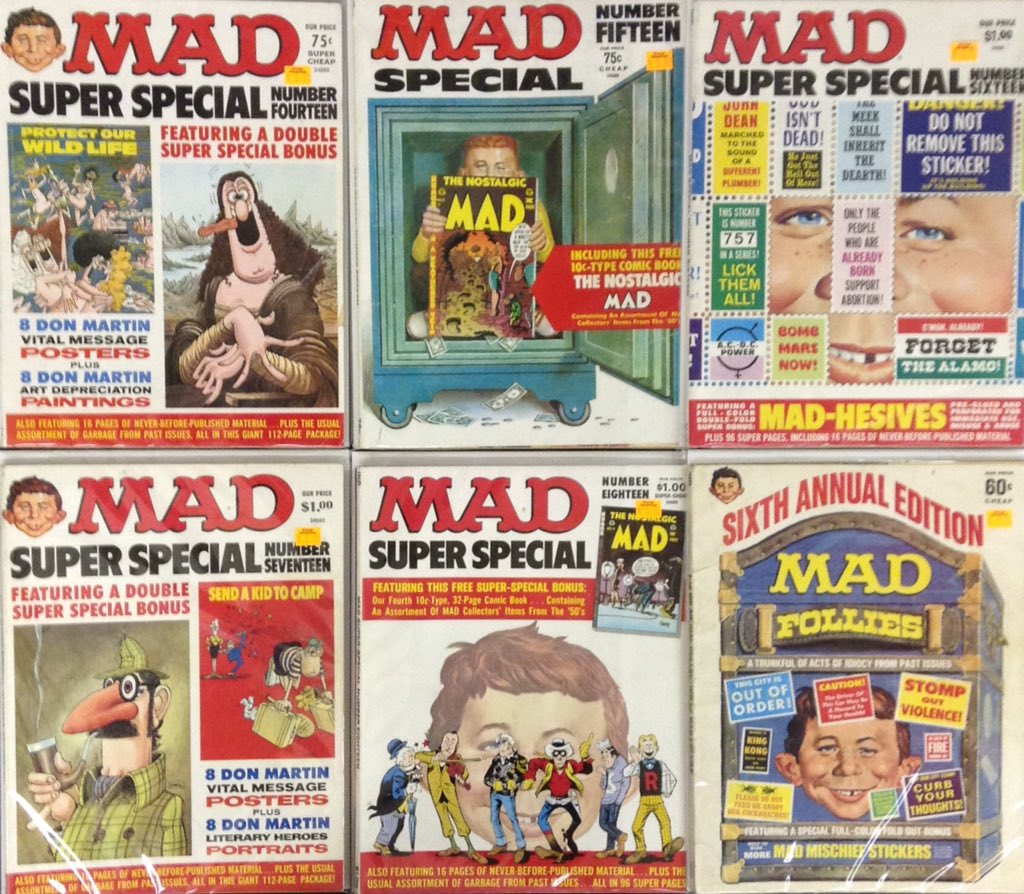 StrangeNB's tweet photo. More Mad!
#BackIssueBonanza https://t.co/W5HD5xXCFH