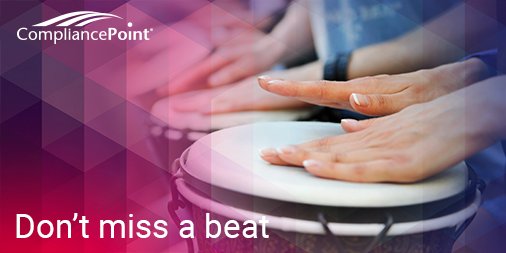 CompliancePtIS's tweet photo. We’re merging Twitter handles.  Follow @CompliancePoint so you don’t miss a beat #InfoSec #GDPR #TCPA #FCC https://t.co/tXcpbohXqi