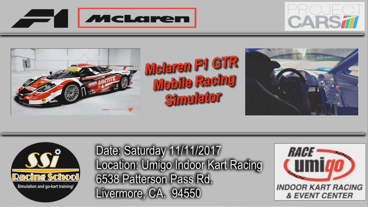 SSiRacingTeam's tweet photo. SSi Racing School Mobile Simulator at Umigo Indoor Kart Center in Livermore Ca. come and join the fun! https://t.co/zQdAHTEKqc