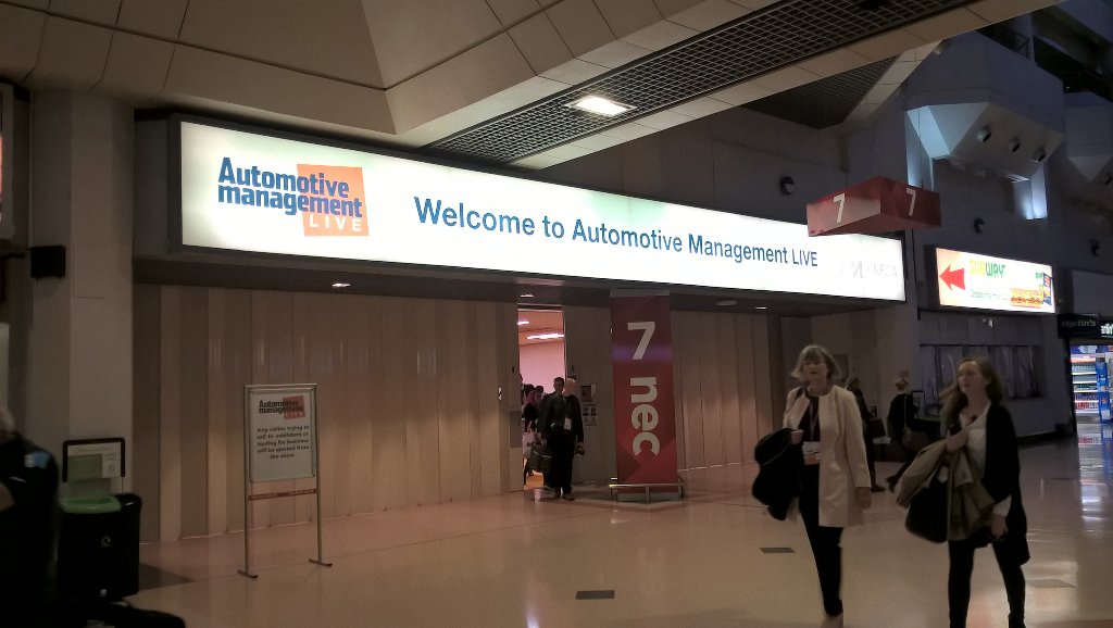 AMchatter's tweet photo. Big thanks to everyone who attended Automotive Management Live at the NEC today. My feet ache. TR #AML2017 https://t.co/LmfID4PqUJ