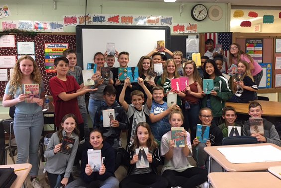 ShenNews's tweet photo. Heather Starr's classes at Gowana participate in Library Media Specialist Michelle Horstmyer's Reading Without Walls Book Challenge. https://t.co/zqUv4v9C4T