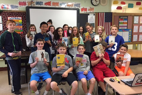 ShenNews's tweet photo. Heather Starr's classes at Gowana participate in Library Media Specialist Michelle Horstmyer's Reading Without Walls Book Challenge. https://t.co/zqUv4v9C4T