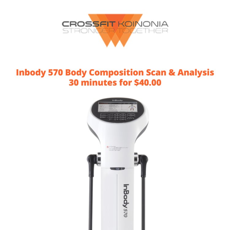 CFKoinonia's tweet photo. Learn more about yourself and your body! #CrossfitKoinonia #Inbody570 https://t.co/7JO0MXeBoZ