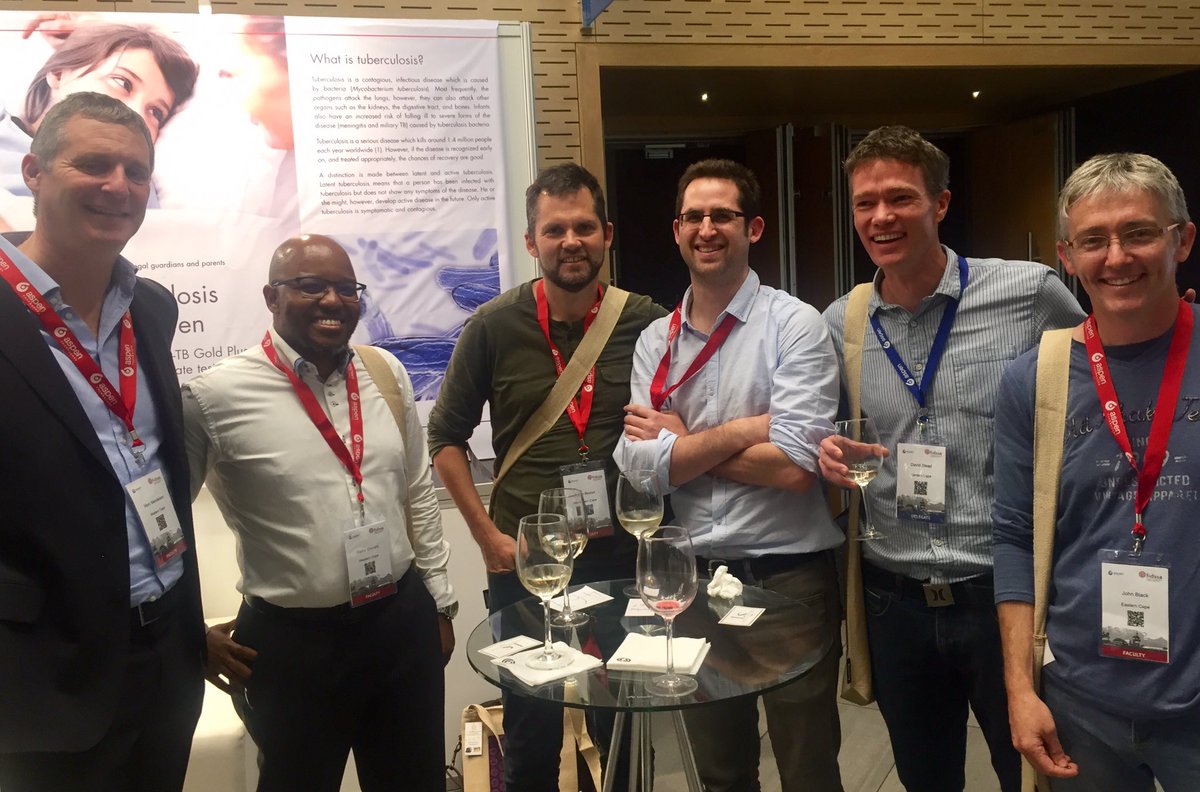 SouthAfricanASP's tweet photo. Outstanding ID specialists @DocTomBoyles @docdavestead @Sipho_23 @SeanWasserman & John Black who taught me more than I taught them #fidssa17 https://t.co/8DhumV9Vqg