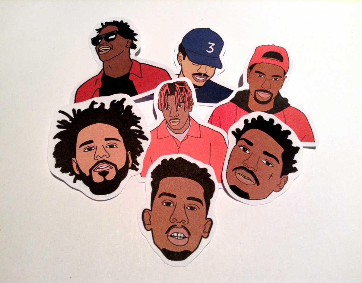 Thanks for the great review Heather Rae ★★★★★! #etsy #art #drawing #rapperstickerpack #hiphopsticker #hiphop #rapper etsy.me/2ho0QJJ