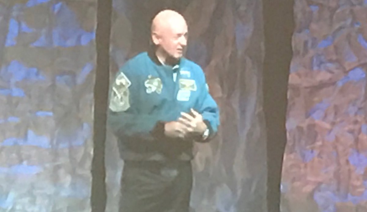 kayseea88's tweet photo. "How good you are at the beginning of trying something is not an indicator of how good you can become." Keynote Captain Mark Kelly #CAST2017 https://t.co/4q9QJUQQCL