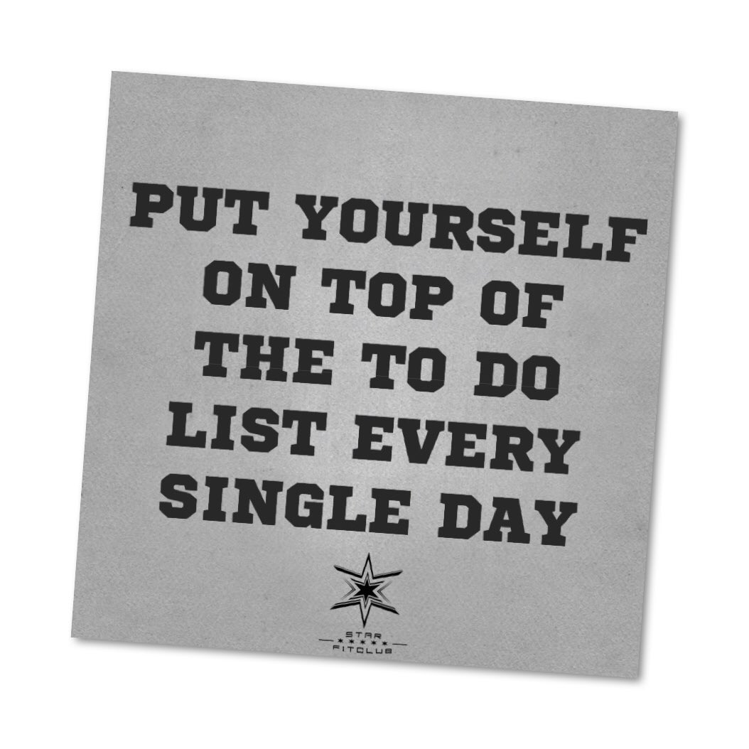 starfitclub's tweet photo. Make yourself the priority and everything else will fall in place ✔️✨ #STARFITCLUB #MOTIVATION #SOUTHJERSEY#CHICAGO https://t.co/V4tGGffv0w