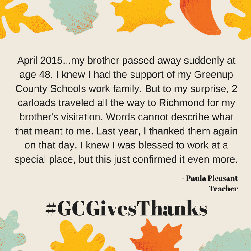 GreenupSchools's tweet photo. Join our #GCGivesThanks campaign this month!
Send your "thankfuls" to: scarlet.shoemaker@greenup.kyschools.us or DM us https://t.co/1VG3IsZuY6