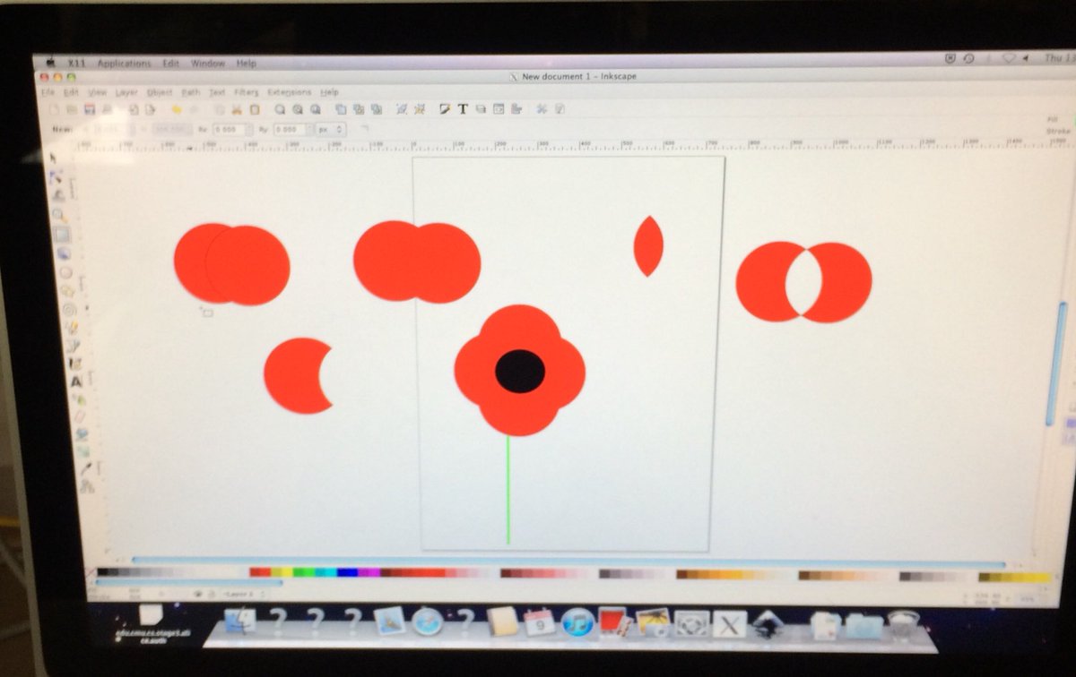 Greenwood_Comp's tweet photo. S2 Enrichment use path tools in Inkscape graphics @Greenwood_Acad. Spot the Boolean operations. #maths #numeracy #union #difference #intersection #cutpath #division #exclusion https://t.co/ENk8plDRDr