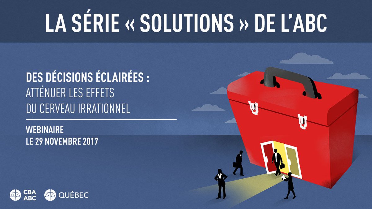 Nouvelles_ABC's tweet photo. Apprenez à déceler les biais cognitifs/perceptuels qui affectent votre processus de prise de décision. #ABCSolutions https://t.co/BB52gNqgnm https://t.co/IolUsUgMGH