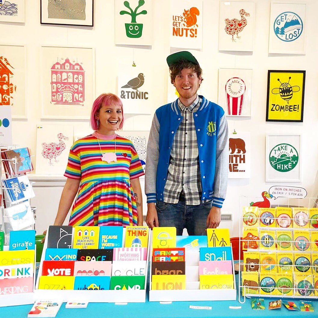 #Worthing folks (&amp; beyond!) come &amp; celebrate our 2nd Pop Up #helloDODOWinterland a week today at our launch party with craft beer, wine and cake! First 8 sales on the night get a free limited edition screenprinted goodie bag! ❤️💛💚💙 facebook.com/events/3708999…