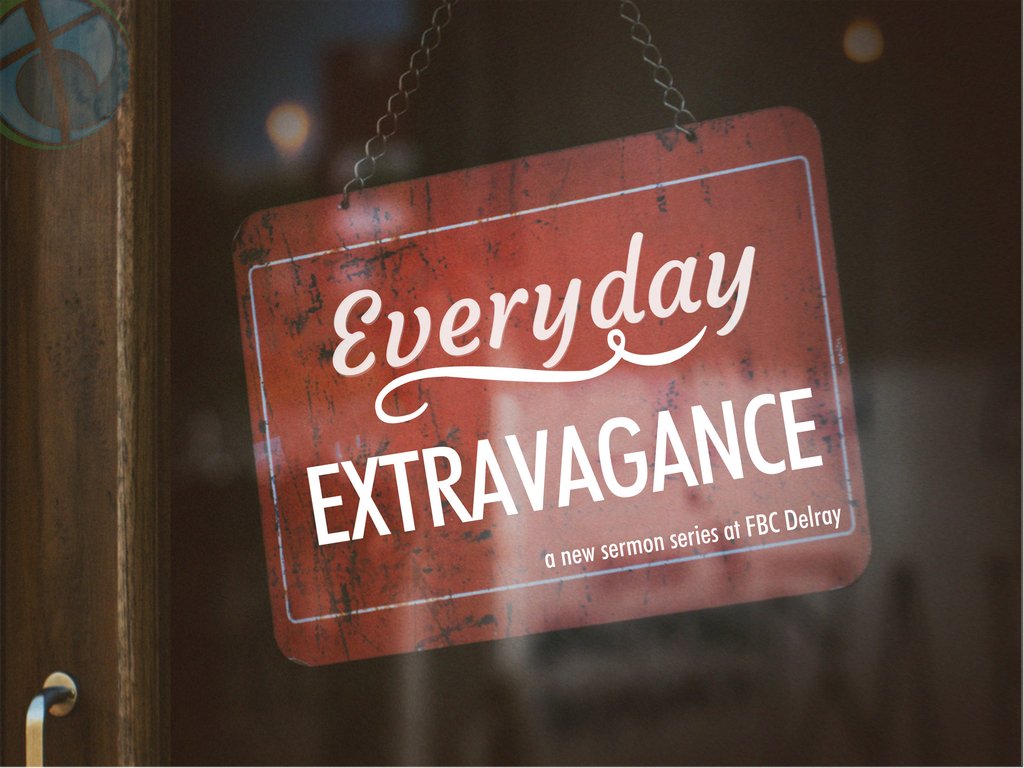 FBCDelray1's tweet photo. Join us THIS Sunday for the start of our new series: Everyday Extravagance. God has some exciting things in store for you; but sure not to miss it! #fbcdelray #everydayextravagance https://t.co/HDfXbZlhK7