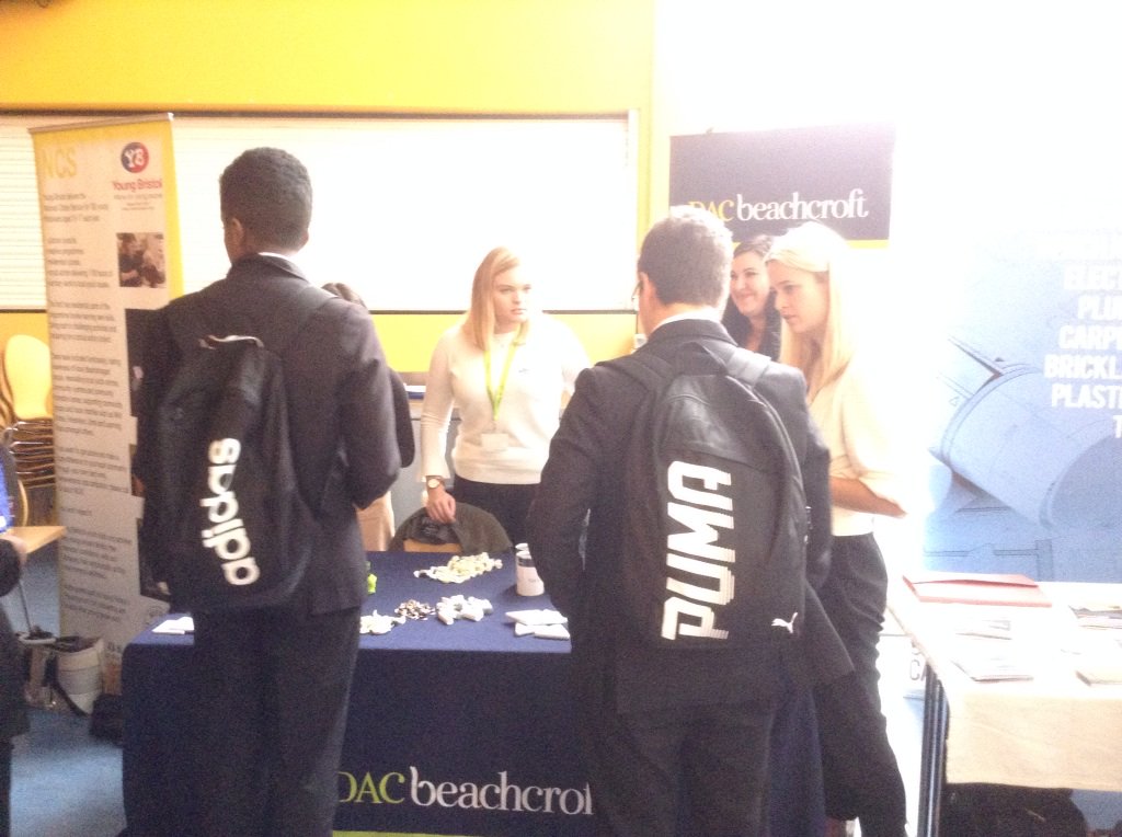 BMA_IAG's tweet photo. DAC Beachcroft offering advice at Bristol Met, thank you @careers https://t.co/zO3JkvkyTp