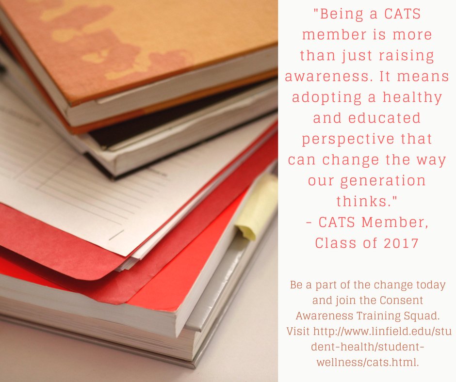 LinfieldHealth's tweet photo. You can help be the change on campus - join the dozens of Peer Health Educators already active in our community. #CATS #PeerHealthEducators https://t.co/fRCE3PIAOY
