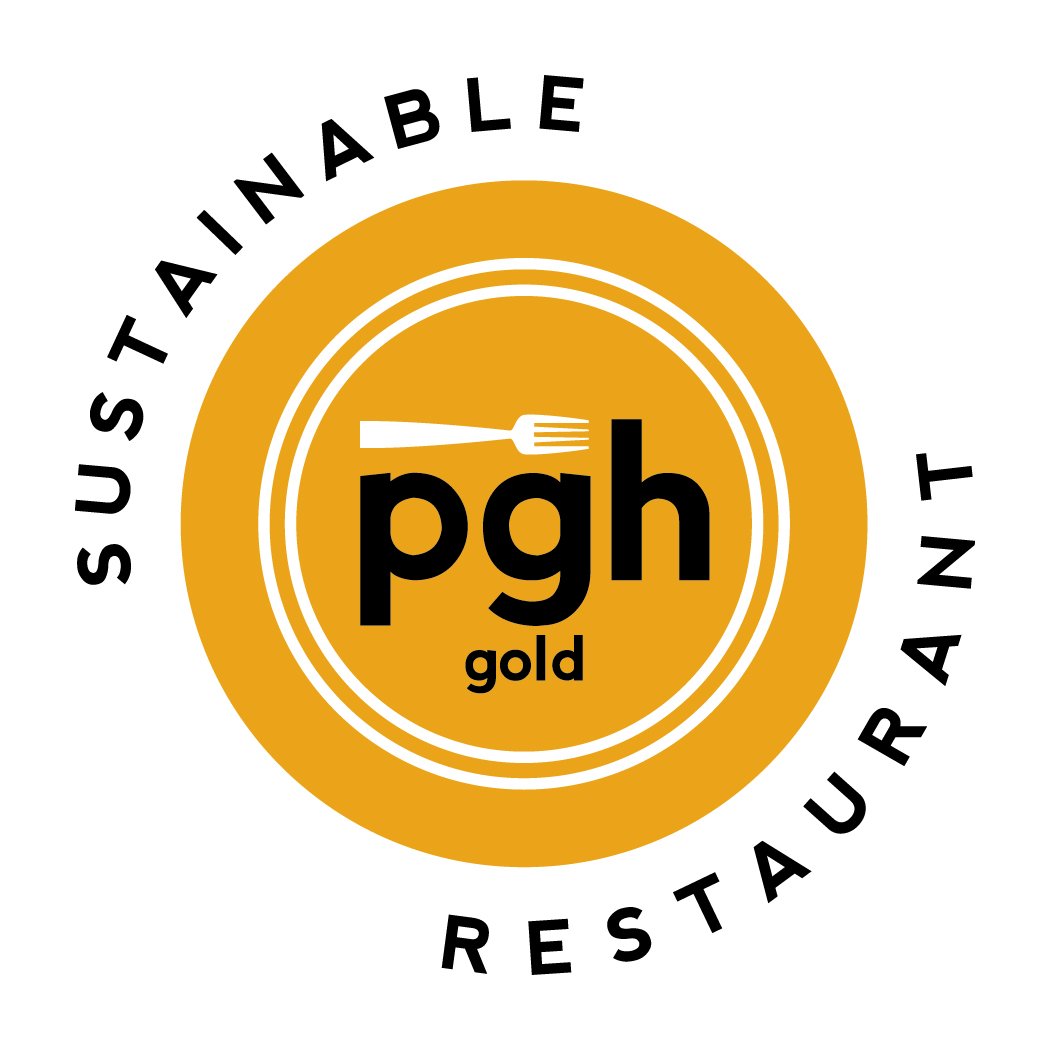 PGHNorthside's tweet photo. @CasellulaPGH is now a Gold Plate #sustainable #PGH restaurant! If you haven't already go in and dine with Casellula and put sustainability on your plate! @dine_sustainpgh https://t.co/lBQb68oL0K