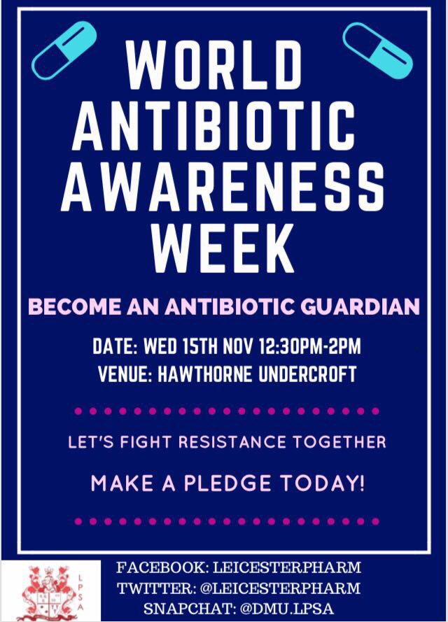 LeicesterPharm's tweet photo. Come over and pledge you allegiance against #AntibioticResistance ⚔🛡
#AntibioticGuardian #AMRABC https://t.co/dHDDQpYKUl