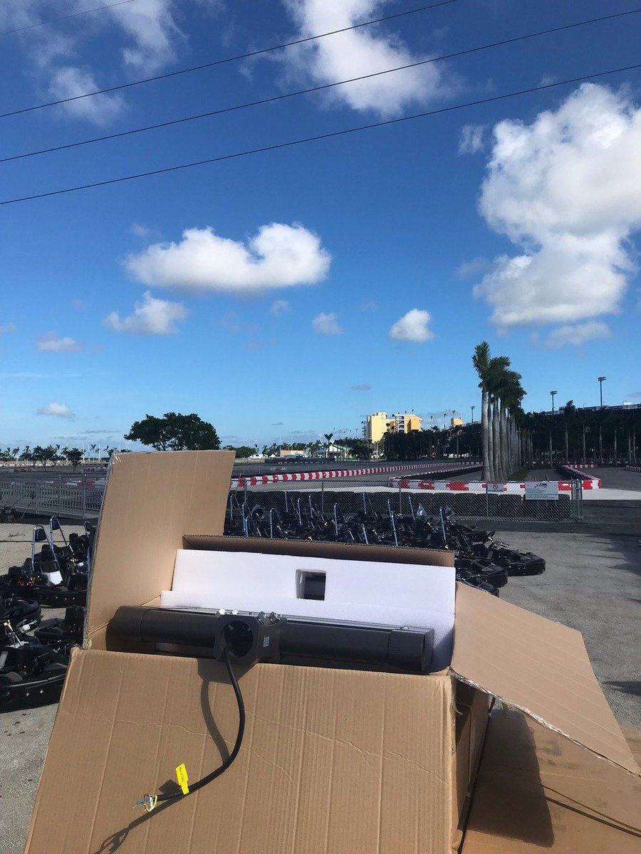 LEDsource's tweet photo. One of our clients, Eric Jones from AMR Homestead Miami Motorplex is installing our @eFFINION #Aquarius Sports Light this week as part of their Karting track. More images to follow! https://t.co/q5OHVstE5m #LED #YourLEDlightingExperts #LEDSolutions https://t.co/W6nOadLIpA
