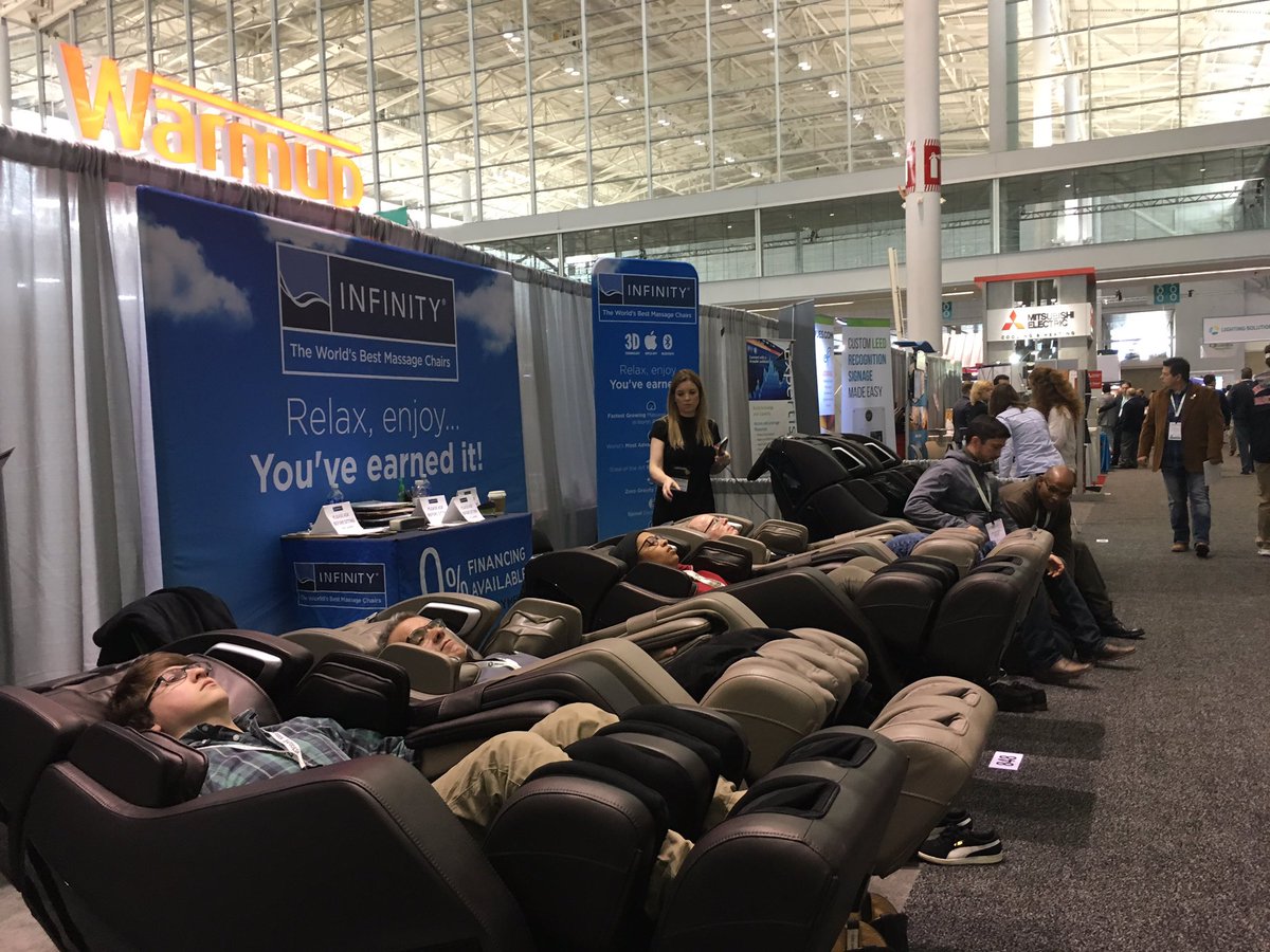 Do trade shows stress you out? Get a massage at booth 848! #Greenbuild17 <a href="/ArchRecord/">Architectural Record</a>