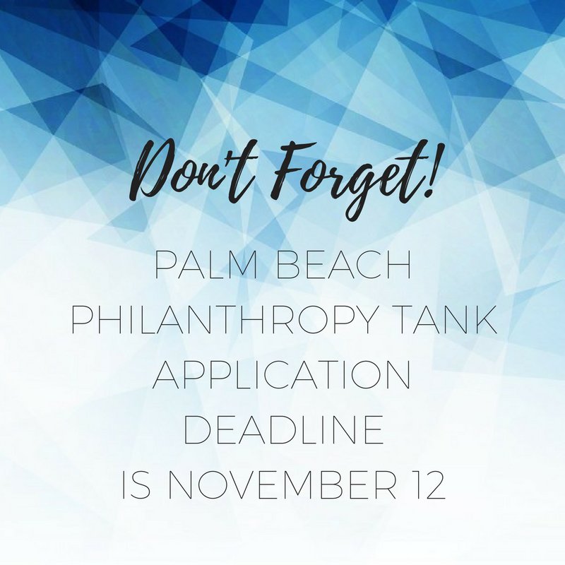 Philanthrotank's tweet photo. Time is running out! Apply today for #PBPTank. Deadline is Sunday, Nov. 12. Visit https://t.co/XuBxmvdLFa for more info. https://t.co/qdvPwrVQFC