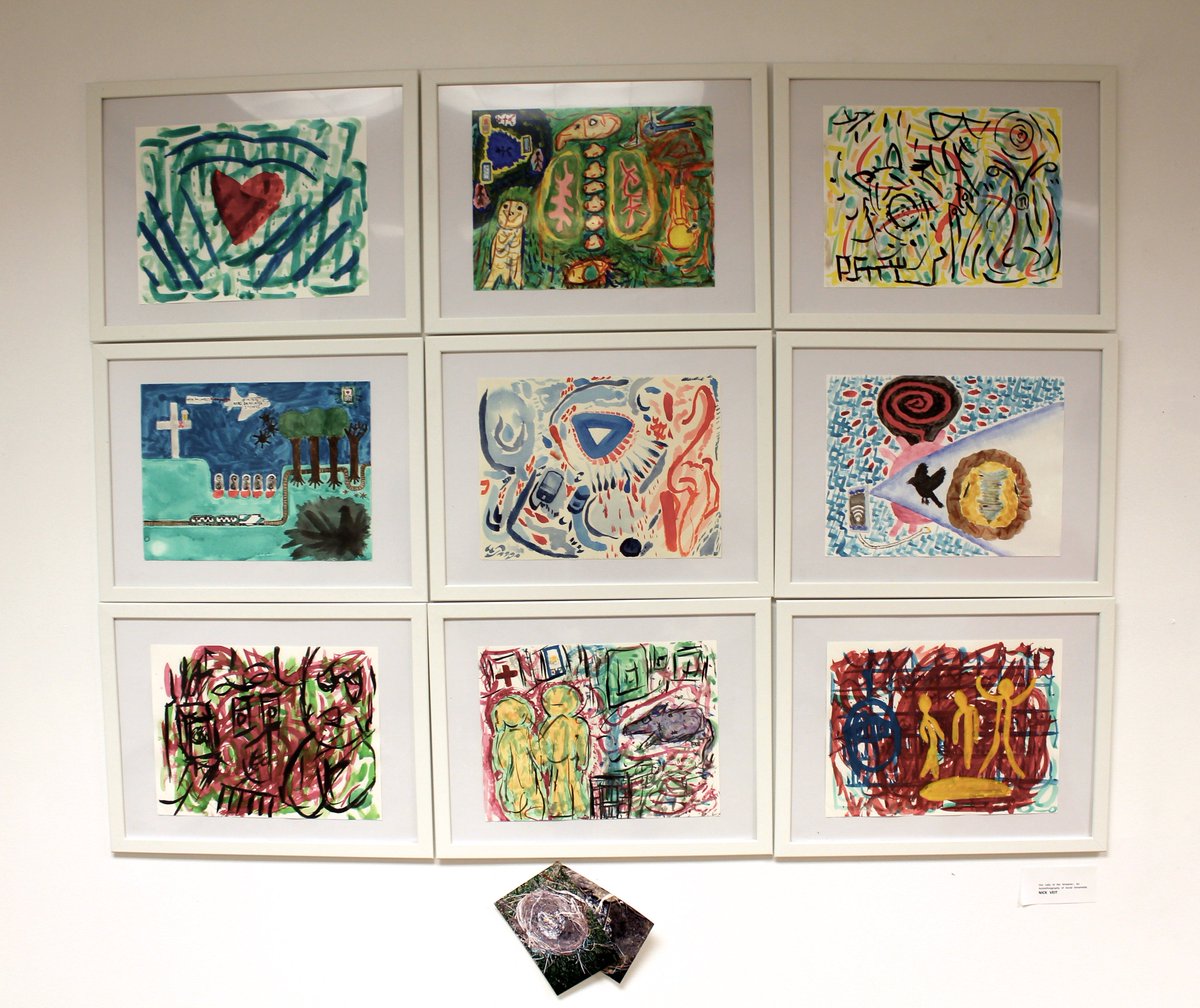 YorkuCrossroads's tweet photo. Some of the work displayed at our current exhibit! Come check it out at HNES 283. https://t.co/R3f68vIbFZ