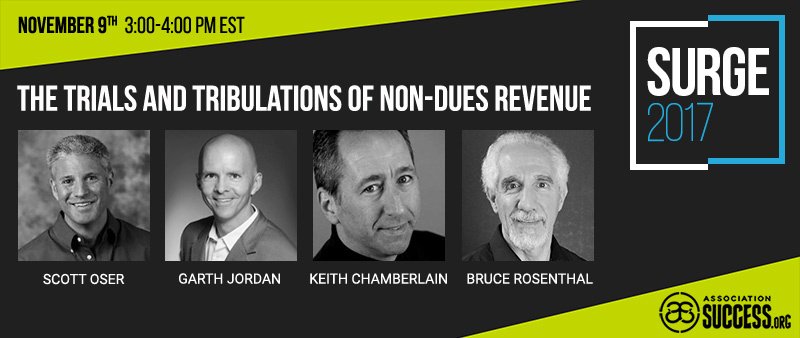 sidecarglobal's tweet photo. #SURGE2017 goes out with a bang! @scottoser @chamberlainKR Bruce Rosenthal & Garth Jordan discuss Non-Dues Revenue https://t.co/A3mlkINBME https://t.co/Wfniab9OCU