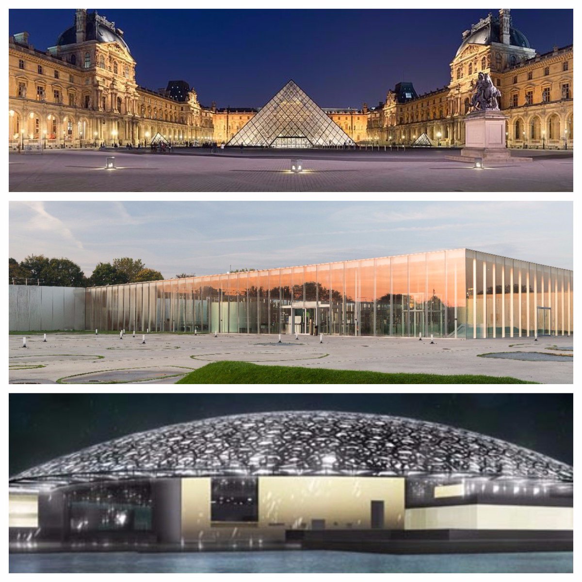 MuseeLouvreLens's tweet photo. La famille s'agrandit ! Le #LouvreLens et son équipe souhaitent le meilleur au tout jeune @LouvreAbuDhabi ! 😃
🎉
Family is growing ! The #LouvreLens museum and its team wish the best to the very young @LouvreAbuDhabi ! 😃 https://t.co/f1jgCJ0hRX