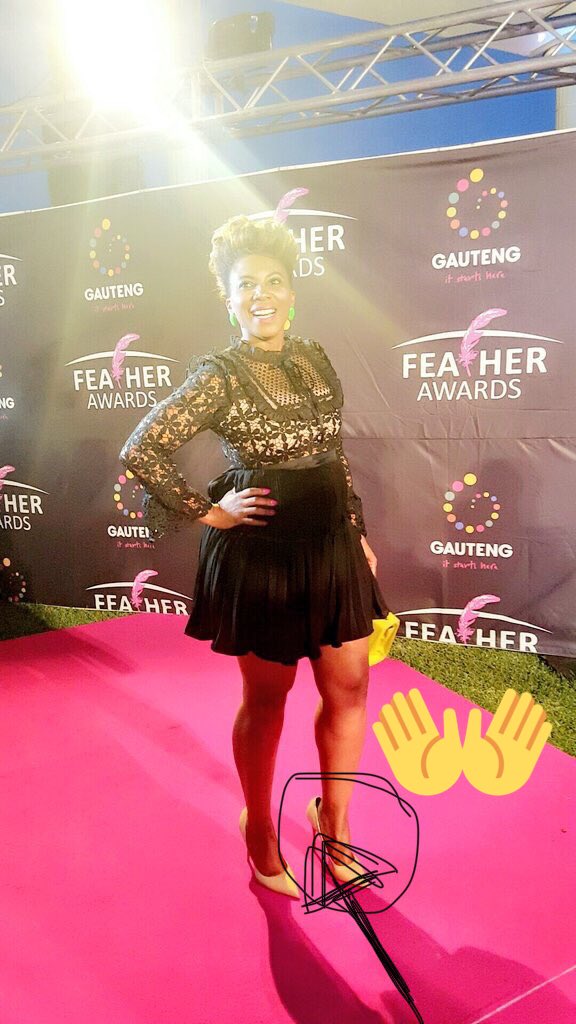 AdvoBarryRoux's tweet photo. Tell her to give the owner of these heels first thing tomorrow in the morning 😔 😢 😭 😂 #FeatherAwards2017 https://t.co/64FMpaiTj1